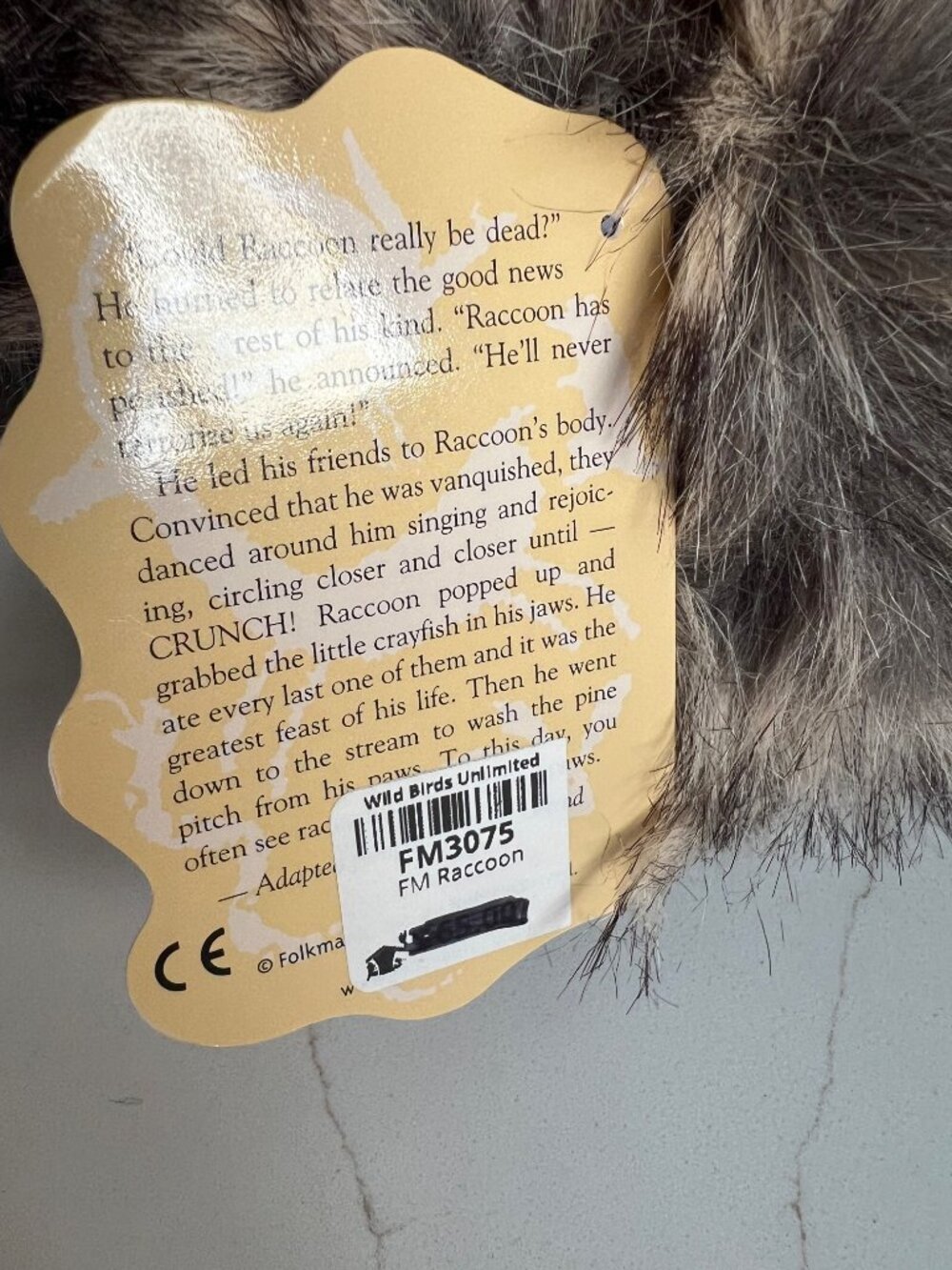 Folkmanis Racoon Puppet - Picture 5 of 11